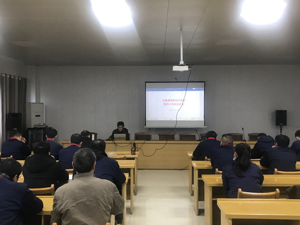 公司召開質量管理新知識培訓會